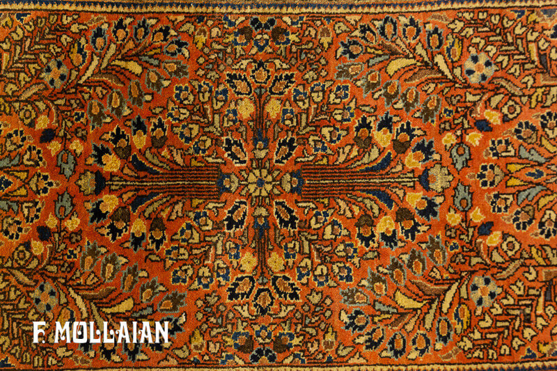 Antique Persian Small Saruk Rug n°:25925187